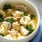 Chicken and Kale Tortellini Soup