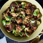 Crispy Brussels Sprouts with Pancetta and Lemon