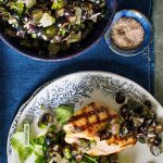 Grilled Chicken with Blueberry Lime Salsa